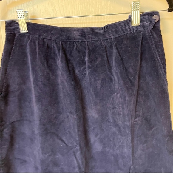 NWT Deadstock vintage navy blue corduroy skirt size small - Picture 3 of 7